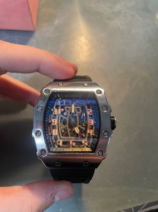 Reloj Esqueleto Plata para hombres