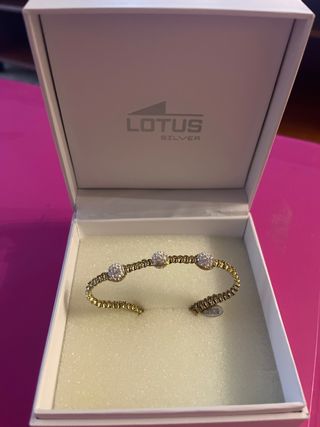 Pulsera Lotus Silver Dorada y Plateada