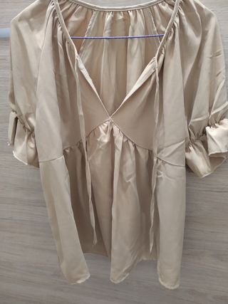 Blusa beige talla única