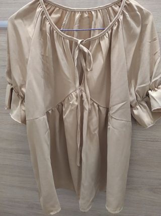 Blusa beige talla única