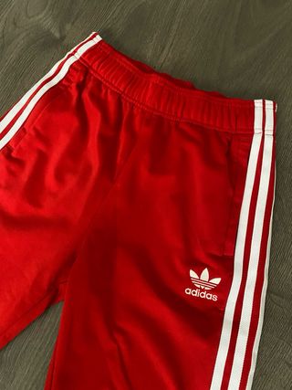 Pantalón Adidas Rojo Talla 11-12 Años