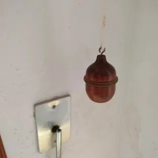 Bastone per tenda in metallo e legno