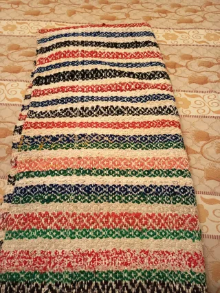 Colcha antigua multicolor 1,60x1,90