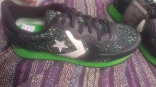 Zapatillas Converse Negro y Verde