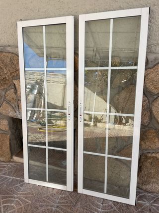 Puertas correderas aluminio sin cerco