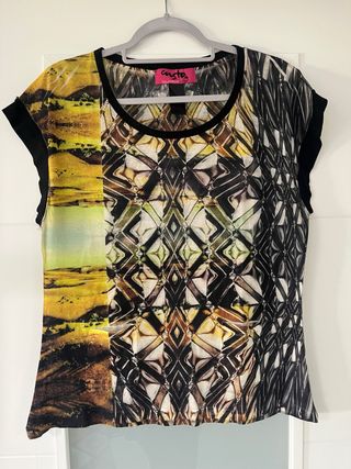 Camiseta Custo Multicolor Talla M