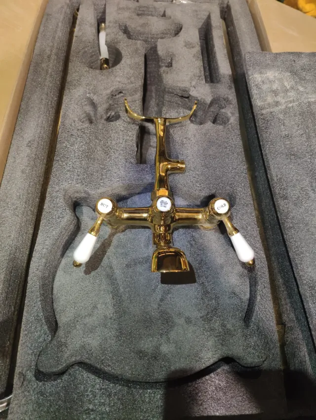 Grifo Bañera exenta PADDINGTON Dorado