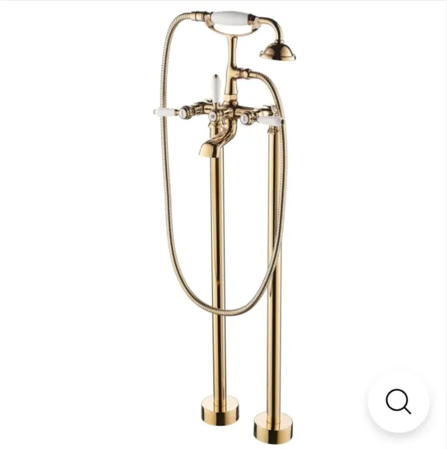 Grifo Bañera exenta PADDINGTON Dorado