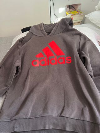 Sudadera Adidas gris niño 11-12Y