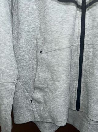 Sudadera Nike Tech Gris Mujer Talla M