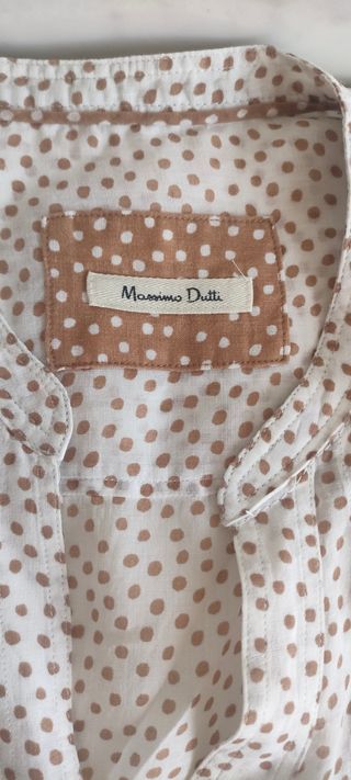 Blusa Massimo Dutti topos
