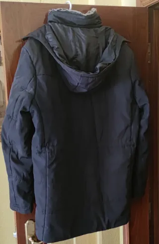 Abrigo C&A Canda Negro Talla L/XL
