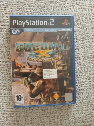 SOCOM II: U.S. Navy SEALs PS2 (Modo Online Incluid