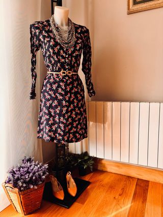 Vestido estampado talla 36 sin usar