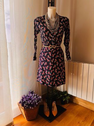 Vestido estampado talla 36 sin usar