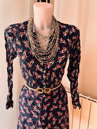 Vestido estampado talla 36 sin usar