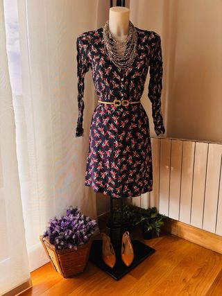 Vestido estampado talla 36 sin usar