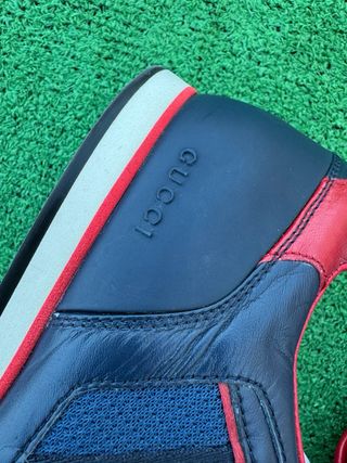 Zapatillas Gucci Azul y Rojo Talla 42