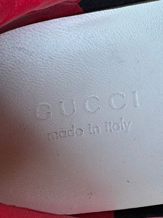 Zapatillas Gucci Azul y Rojo Talla 42