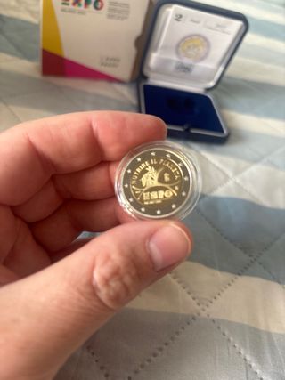 Moneda 2€ Italia 2015 Proof Expo Milano