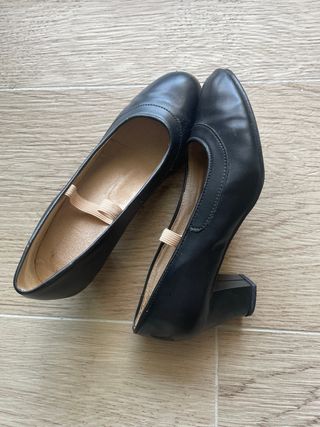 Zapatos de baile español negros de niña talla 34