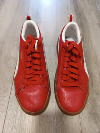 Zapatillas Puma Rojas y Blancas