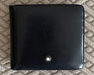 Cartera Montblanc Piel Negra Original