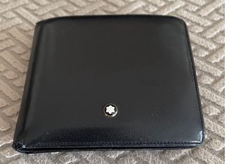 Cartera Montblanc Piel Negra Original