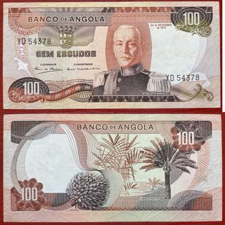 Angola 🇦🇴 banconota 100 escudos 1972
