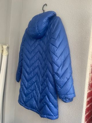 Abrigo Bimba y Lola Plumas Azul