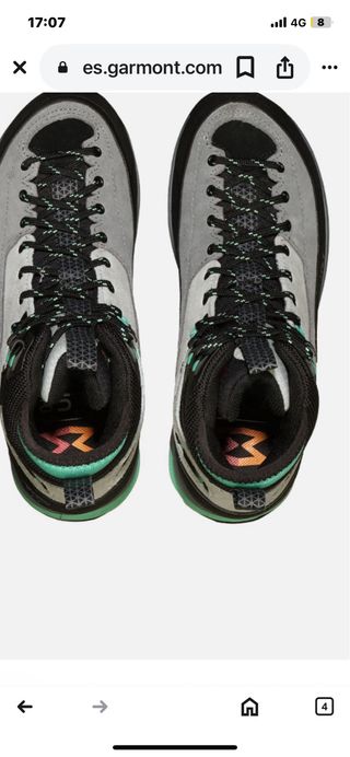 Botas Trekking Garmont Mujer Talla 39
