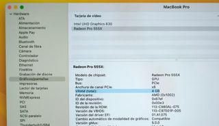 PLACA BASE MACBOOK PRO 15 A1990 i7/32GB/256GB