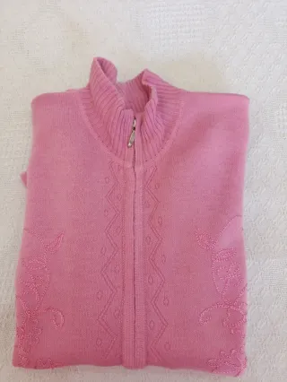 Rebeca lana mujer rosa XXL