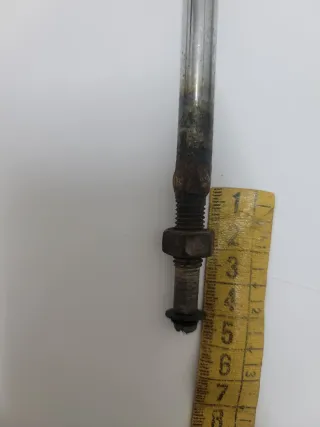 Espejo retrovisor antiguo cromado