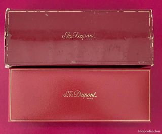 Bolígrafo S.T. Dupont Paris Dorado con Caja