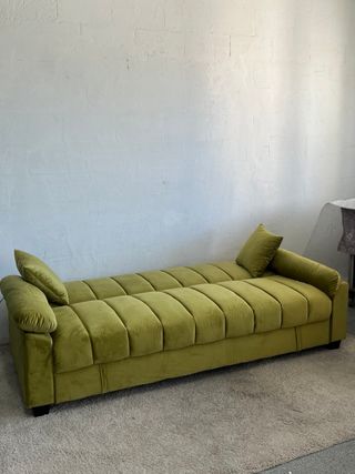  Nuevo sofa cama verde moderno 