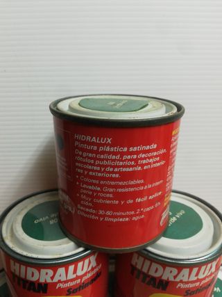 Hidralux Titan 125ml plástica satinada 
