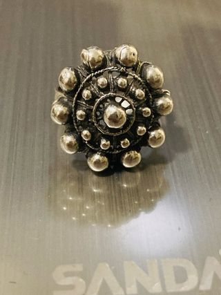 Anillo Antiguo Charro ca.1880 Plata