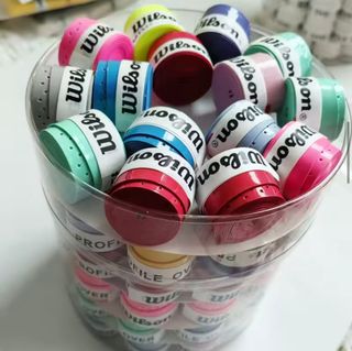 15 Overgrips Wilson Mint Green Perforados