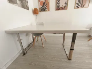 Mesa extensible salón blanca