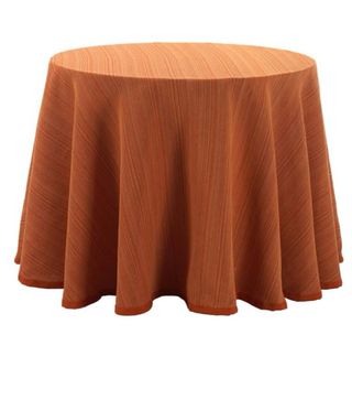 Falda de mesa redonda naranja