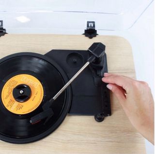 Tocadiscos Prixton 33/45/78 RPM madera