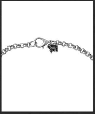 Collar Bamboleo Negro y Plateado