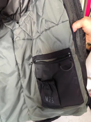 Chaqueta de moto negra