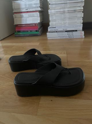 Sandalias Plataforma ASOS DESIGN Negras
