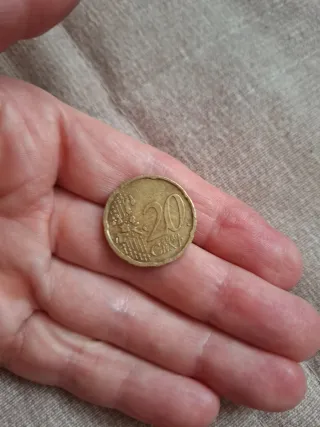 Moneda 20 Euro Cent Italija 2002