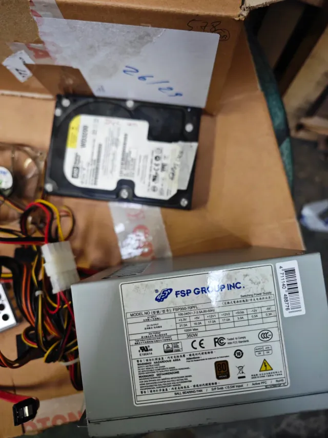 Componenti PC Scheda Madre Hard Disk PSU