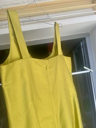 Vestido fiesta pistacho Talla 44 (L)