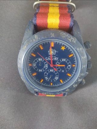 Reloj Calgary Cronógrafo Azul Multiclor