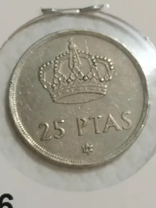 25 Pesetas 1975 Estrella 79
